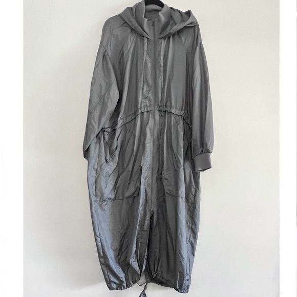 DAILY PRACTICE BY ANTHROPOLOGIE LIGHTWEIGHT DRAWSTRING LONG JACKET - Large - Picture 7 of 10